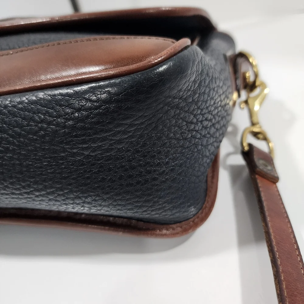 DOONEY & BOURKE VINTAGE PEBBLE LEATHER SATCHEL SHOULDER BAG